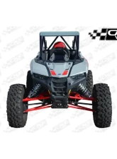 CageWrx Super Shorty Roll Cage Assembled Powder Coated w/ Roof Polaris RZR RS1 2018-2024                                     - RS1SSPC - Image 3