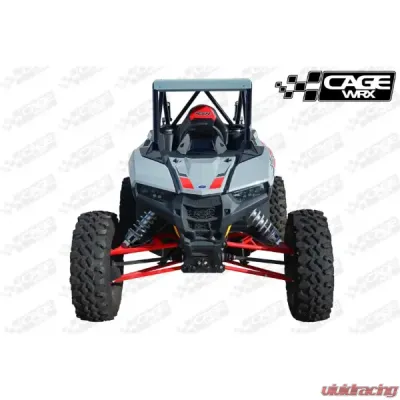 CageWrx Super Shorty Roll Cage Assembled Powder Coated w/ Roof Polaris RZR RS1 2018-2024 - RS1SSPC