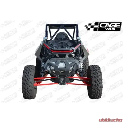 CageWrx Super Shorty Roll Cage Assembled Powder Coated w/ Roof Polaris RZR RS1 2018-2024 - RS1SSPC