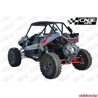 CageWrx Super Shorty Roll Cage Assembled Raw w/ Roof Polaris RZR RS1 2018-2024 - RS1SS