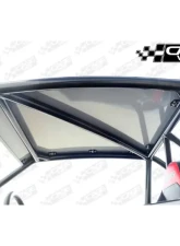 CageWrx Super Shorty Roll Cage Assembled Raw w/ Roof Polaris RZR RS1 2018-2024                                     - RS1SS - Image 6