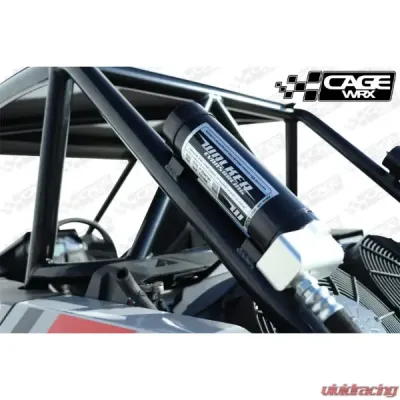 CageWrx Super Shorty Roll Cage Assembled Raw w/ Roof Polaris RZR RS1 2018-2024 - RS1SS