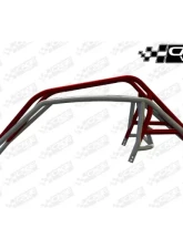 CageWrx Super Shorty Roll Cage Assembled Raw w/ Roof Polaris RZR RS1 2018-2024                                     - RS1SS - Image 8