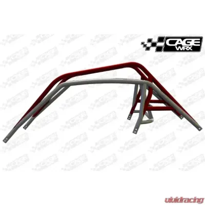 CageWrx Super Shorty Roll Cage Assembled Raw w/ Roof Polaris RZR RS1 2018-2024 - RS1SS