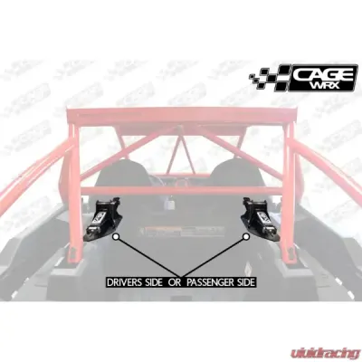 CageWrx Tire Jack & Mount Polaris RZR XP 1000 | XP Turbo | Turbo S 2014-2023 - XP1KJACKDRV