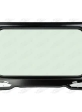 CageWrx Super Shorty Aluminum/Glass Windshield Polaris RZR XP/4 1000 | XP Turbo 2014-2018                                     - XP1KSS-WS - Image 2
