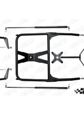 CageWrx Spare Tire Carrier High Polaris RZR XP/4 1000 | XP Turbo/s 2014-2023                                     - XP1KTIREHIGH - Image 4