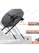CageWrx Spare Tire Carrier Standard Polaris RZR XP/4 1000 | XP Turbo/s 2014-2023                                     - XP1KTIRESTD - Image 3