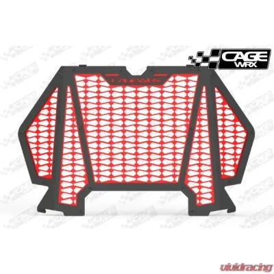 CageWrx Front Grille Powder Coated Polaris RZR Turbo S 2018-2023 - XPFGPC