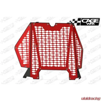 CageWrx Front Grille Powder Coated Polaris RZR Turbo S 2018-2023 - XPFGPC