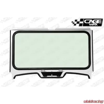 CageWrx Baja Spec/Competition Cage Aluminum/Glass Windshield Polaris RZR XP/4 1000 | XP Turbo/s 2019-2024 - XPTSFT-WS