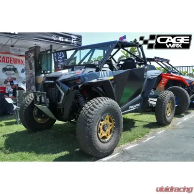 CageWrx Baja Spec/Competition Cage Aluminum/Glass Windshield Polaris RZR XP/4 1000 | XP Turbo/s 2019-2024 - XPTSFT-WS