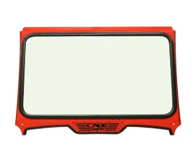 CageWrx Super Shorty Aluminum/Glass Windshield Polaris RZR XP/4 1000 | XP Turbo/s 2019-2024