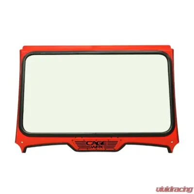 CageWrx Super Shorty Aluminum/Glass Windshield Polaris RZR XP/4 1000 | XP Turbo/s 2019-2024 - XPTSSS-WS
