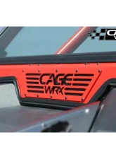 CageWrx Super Shorty Aluminum/Glass Windshield Polaris RZR XP/4 1000 | XP Turbo/s 2019-2024                                     - XPTSSS-WS - Image 8
