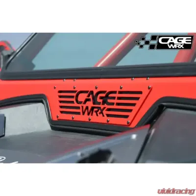 CageWrx Super Shorty Aluminum/Glass Windshield Polaris RZR XP/4 1000 | XP Turbo/s 2019-2024 - XPTSSS-WS