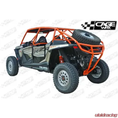 CageWrx Super Shorty/Baja Spec/Competition Cage Rear Bumper Kit Polaris RZR XP/XP4 Turbo S 2018-2024 - XPTSSSRB-DIY