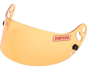 Simpson Amber Desert Devil Helmet Replacement Shields