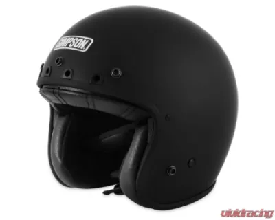 Simpson Chopper Helmet US Flat Black Large - CHOP3LG