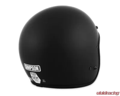 Simpson Chopper Helmet US Flat Black Large - CHOP3LG