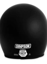 Simpson Chopper Helmet US Flat Black Large                                     - CHOP3LG - Image 5