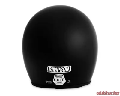 Simpson Chopper Helmet US Flat Black Large - CHOP3LG
