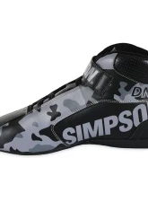Simpson Racing DNA X2 Shoes - 10.5 Blackout Style                                     - DX2105K - Image 4