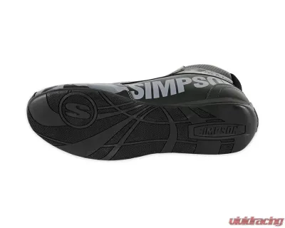 Simpson Racing DNA X2 Shoes - 10.5 Blackout Style - DX2105K
