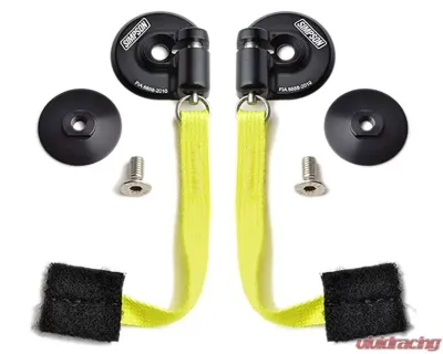 Simpson Large Sliding Tether Post Anchor Racing Hybrid S Frontal Head Restraint - HYSLRG11PA