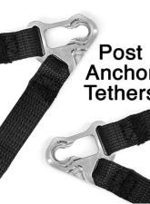 Simpson Large Sliding Tether Post Anchor Racing Hybrid S Frontal Head Restraint                                     - HYSLRG11PA - Image 5