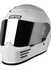 Simpson Motorcycle Speed Bandit White Helmet - Large                                     - SPBL1 - Image 3