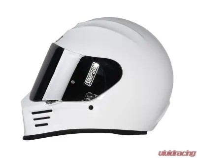 Simpson Motorcycle Speed Bandit White Helmet - Large - SPBL1