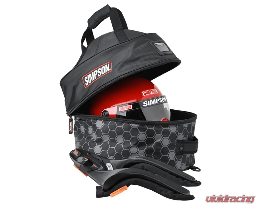 Simpson Racing Helmet & FHR Combo Bag 23 Simpson Racing Helmet & FHR Combo Bag 23