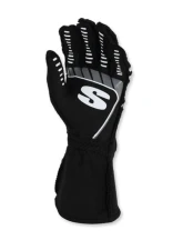 Simpson Racing XXL White/Black DNA Racing Gloves                                     - DGZW - Image 5