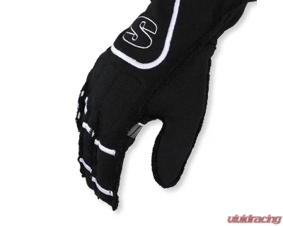 Simpson Racing XXL White/Black DNA Racing Gloves - DGZW