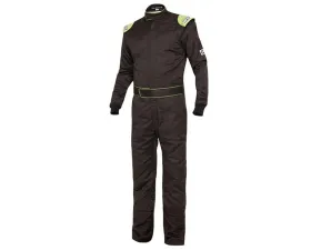 Simpson Racing XXL Black/Lime Renegade Racing Suit
