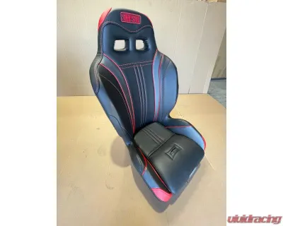 Simpson Racing TS-R Seat Fiber Black/Red - 500-108-150