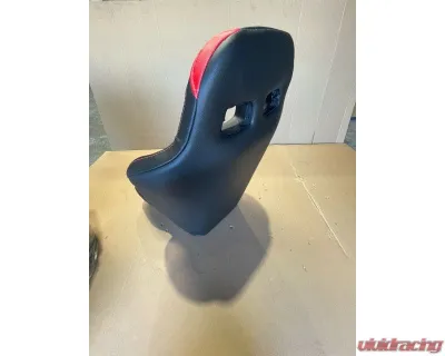 Simpson Racing TS-R Seat Fiber Black/Red - 500-108-150