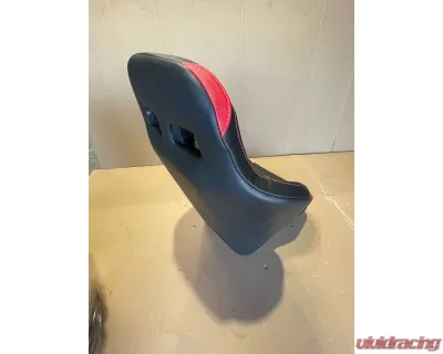 Simpson Racing TS-R Seat Fiber Black/Red - 500-108-150