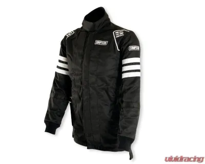 Simpson Classic SFI 5 Black Jacket with Arm Restraints - Extra Large Size - C402414