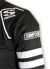 Simpson Classic SFI 5 Black Jacket with Arm Restraints - Extra Large Size                                     - C402414 - Image 6