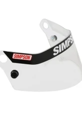 Simpson Clear Antifog/Scratch SD1 Helmet Replacement Shield                                     - 89500A - Image 2