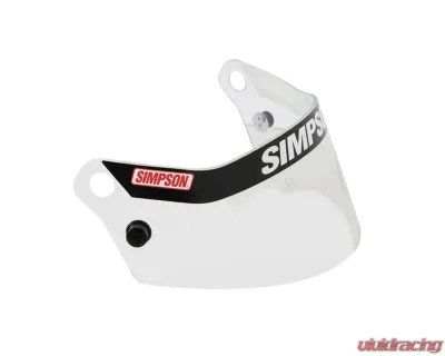 Simpson Clear Antifog/Scratch SD1 Helmet Replacement Shield - 89500A