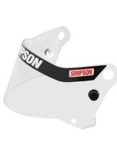 Simpson Clear Antifog/Scratch SD1 Helmet Replacement Shield                                     - 89500A - Image 2