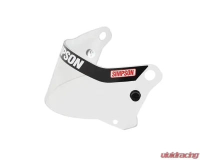 Simpson Clear Antifog/Scratch SD1 Helmet Replacement Shield - 89500A