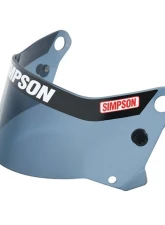 Simpson Dark Smoke Antifog/Scratch SD1 Helmet Replacement Shield                                     - 89501A - Image 2