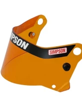 Simpson Amber Antifog/Scratch SD1 Helmet Replacement Shield                                     - 89504 - Image 2