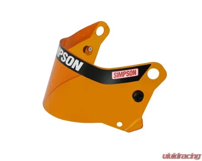Simpson Amber Antifog/Scratch SD1 Helmet Replacement Shield - 89504