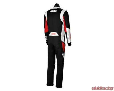 Simpson Large Black/Red/White Airspeed Suit - AS02321