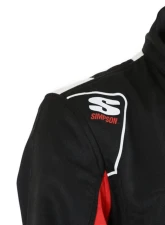 Simpson Large Black/Red/White Airspeed Suit                                     - AS02321 - Image 5
